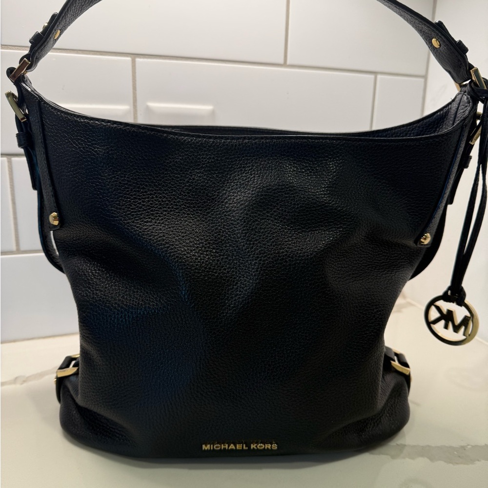 Michael Kors Black Leather Women's Bag